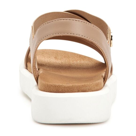 GIANI BERNINI Womens Beige Flixii Round Toe Slip On Slingback Sandal 10 M - Picture 2 of 4